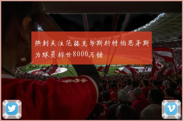 热刺关注范赫克与斯科特伯恩茅斯为球员标价8000万镑